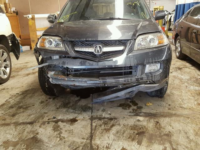 2HNYD18804H511307 - 2004 ACURA MDX TOURIN GRAY photo 9