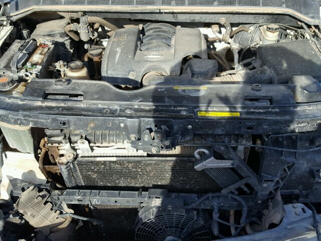 1N6AA07B95N517913 - 2005 NISSAN TITAN XE WHITE photo 7