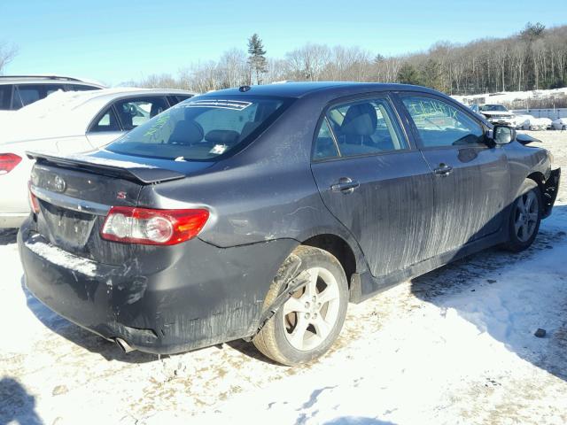 2T1BU4EE5BC569833 - 2011 TOYOTA COROLLA BA GRAY photo 4