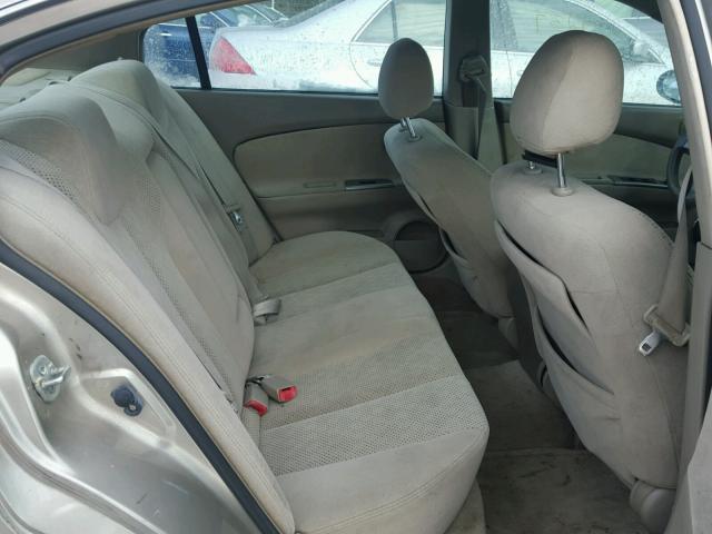 1N4AL11D85C137699 - 2005 NISSAN ALTIMA S GOLD photo 6