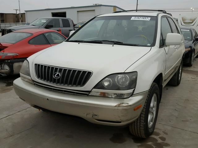 JT6GF10U0Y0065648 - 2000 LEXUS RX 300 WHITE photo 2