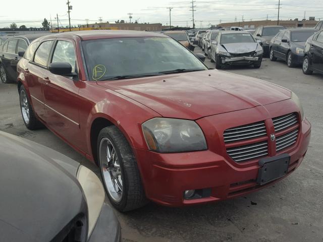 2D4FV47V67H620249 - 2007 DODGE MAGNUM SXT RED photo 1