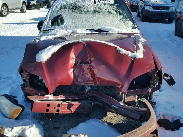 4S3BH635327300895 - 2002 SUBARU LEGACY L RED photo 9