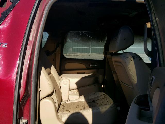 1GNFK36319J107404 - 2009 CHEVROLET SUBURBAN K RED photo 6