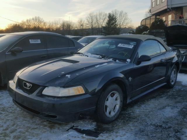 1FAFP444XXF103790 - 1999 FORD MUSTANG GREEN photo 2