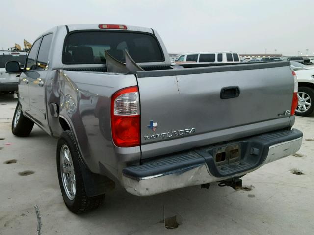 5TBET34165S483251 - 2005 TOYOTA TUNDRA DOU GRAY photo 3