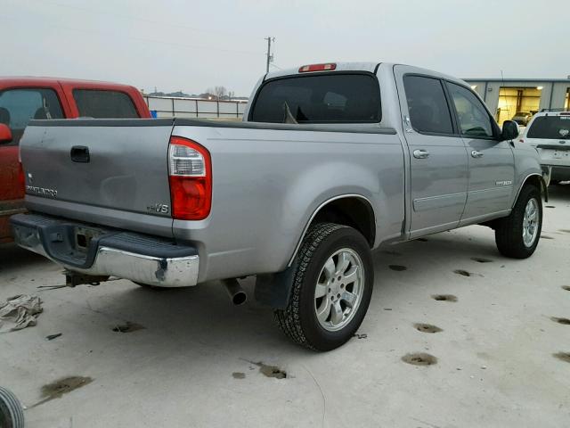 5TBET34165S483251 - 2005 TOYOTA TUNDRA DOU GRAY photo 4