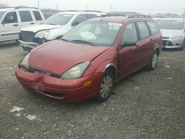 1FAFP36384W159124 - 2004 FORD FOCUS SE RED photo 2