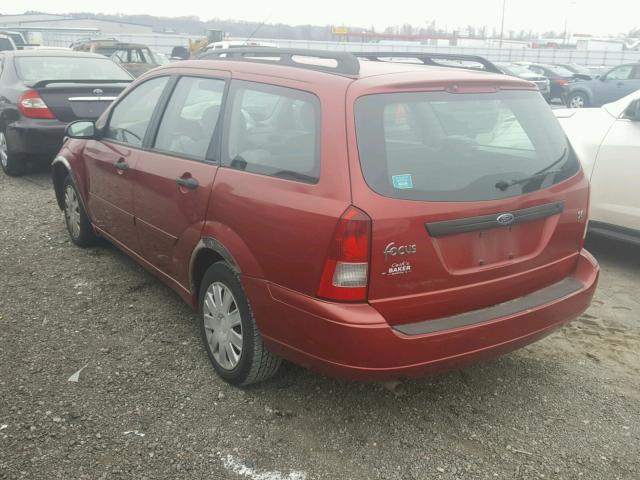 1FAFP36384W159124 - 2004 FORD FOCUS SE RED photo 3