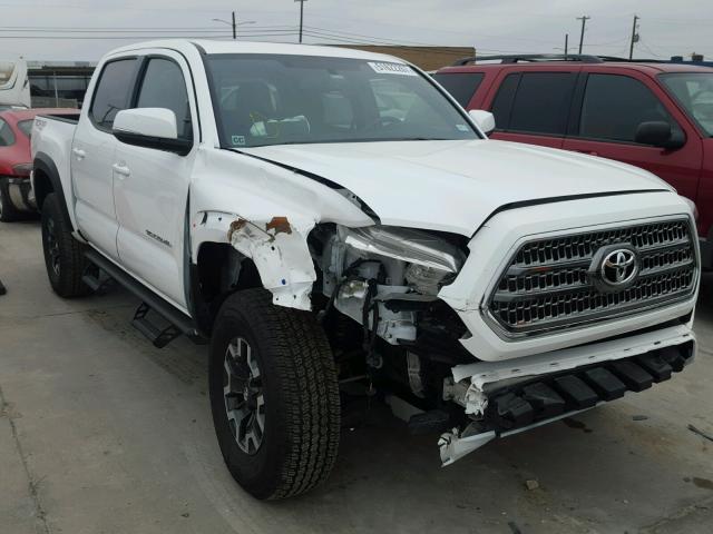 5TFCZ5AN2HX082357 - 2017 TOYOTA TACOMA DOU WHITE photo 1