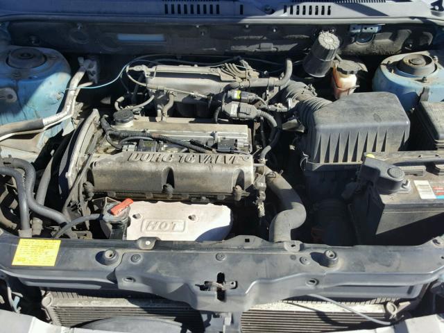 KM8SB12B53U536166 - 2003 HYUNDAI SANTA FE G BLUE photo 7