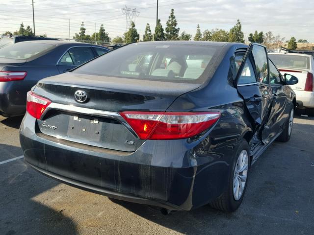 4T4BF1FK5FR458819 - 2015 TOYOTA CAMRY LE BLUE photo 4