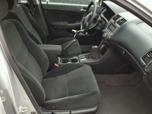 1HGCM56467A124336 - 2007 HONDA ACCORD LX SILVER photo 5