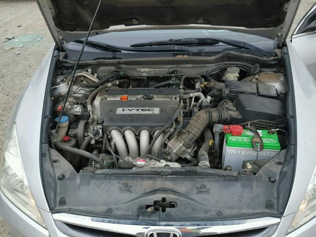 1HGCM56467A124336 - 2007 HONDA ACCORD LX SILVER photo 7