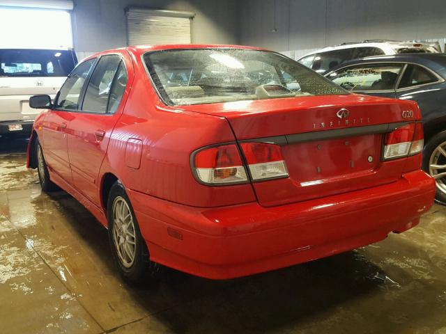 JNKCP11A6XT019648 - 1999 INFINITI G20 RED photo 3