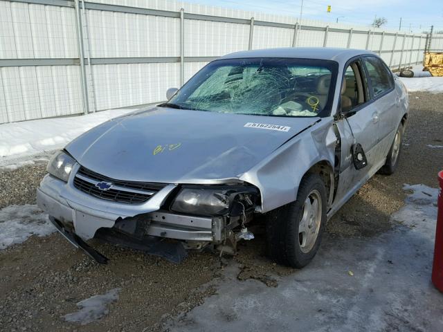 2G1WH55K0Y9285092 - 2000 CHEVROLET IMPALA LS SILVER photo 2