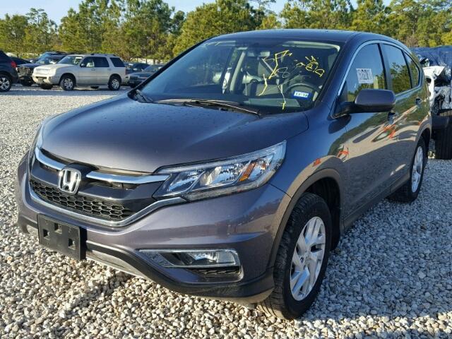 3CZRM3H55FG712161 - 2015 HONDA CR-V EX GRAY photo 2