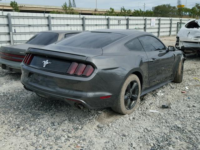 1FA6P8AM9F5396890 - 2015 FORD MUSTANG GRAY photo 4