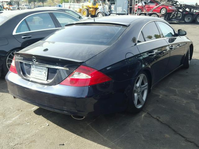 WDDDJ75X46A064449 - 2006 MERCEDES-BENZ CLS 500 BLUE photo 3