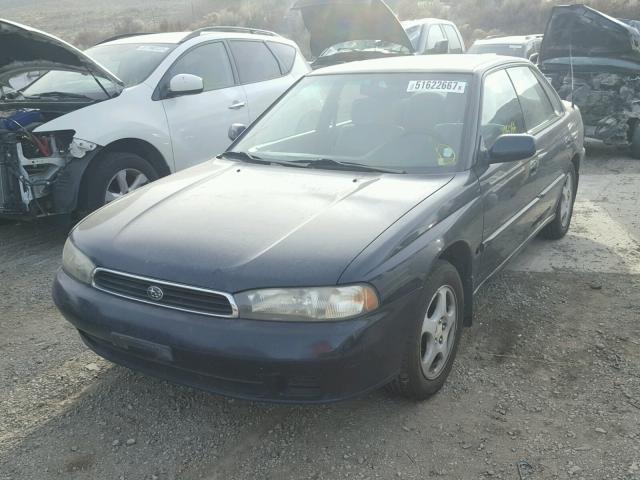 4S3BD6550S7221046 - 1995 SUBARU LEGACY LS BLUE photo 2