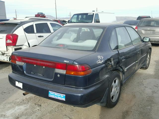 4S3BD6550S7221046 - 1995 SUBARU LEGACY LS BLUE photo 4