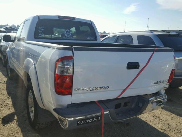 5TBDT44156S551638 - 2006 TOYOTA TUNDRA DOU WHITE photo 3