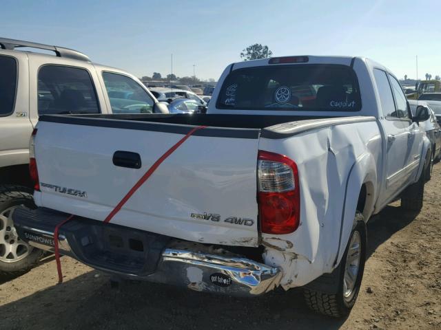 5TBDT44156S551638 - 2006 TOYOTA TUNDRA DOU WHITE photo 4