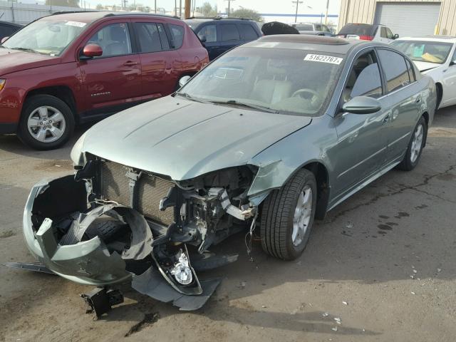 1N4AL11E45C397347 - 2005 NISSAN ALTIMA S GREEN photo 2