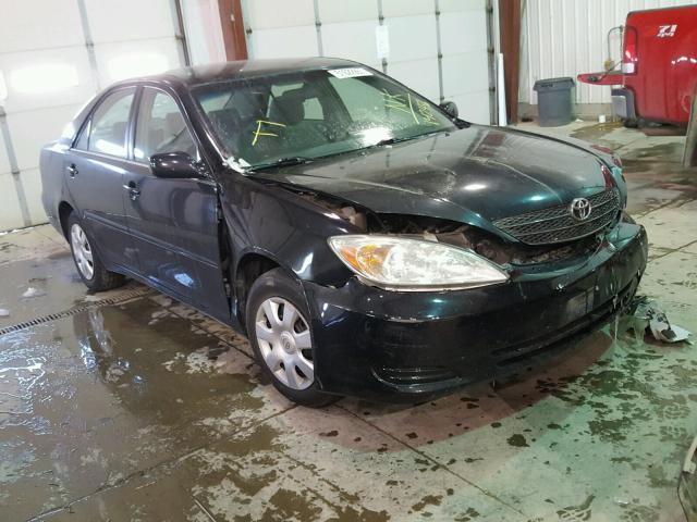 4T1BE32K13U142456 - 2003 TOYOTA CAMRY LE BLACK photo 1