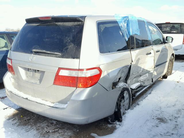 5FNRL38236B019156 - 2006 HONDA ODYSSEY LX TAN photo 4