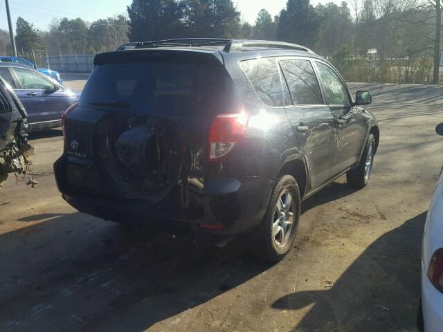 JTMZK33V475013955 - 2007 TOYOTA RAV4 BLACK photo 4