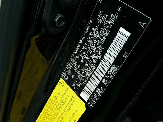 2T2HK31U89C110955 - 2009 LEXUS RX 350 BLACK photo 10