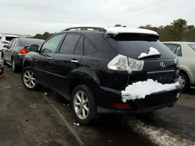 2T2HK31U89C110955 - 2009 LEXUS RX 350 BLACK photo 3