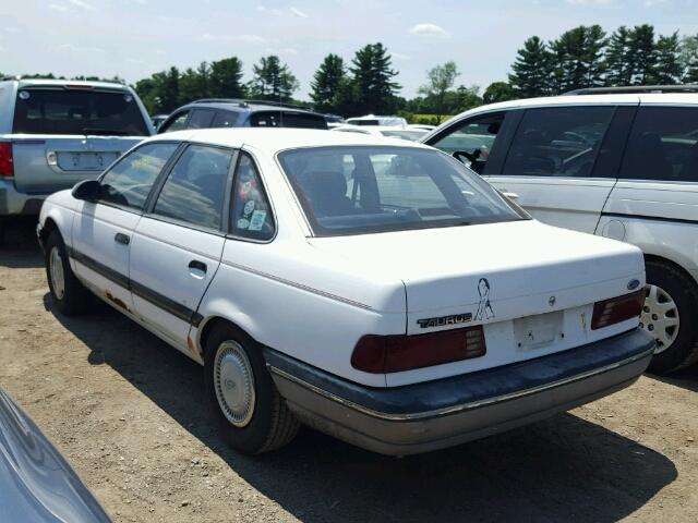 1FABP50U3KA100469 - 1989 FORD TAURUS L WHITE photo 3