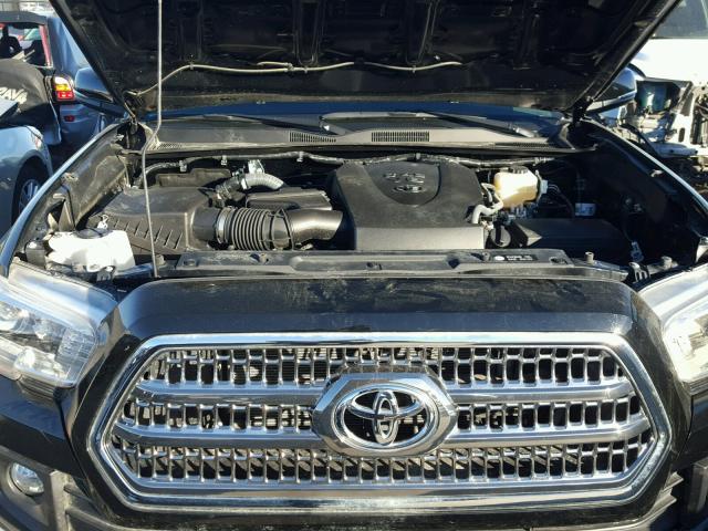 5TFCZ5AN5GX040487 - 2016 TOYOTA TACOMA DOU BLACK photo 7