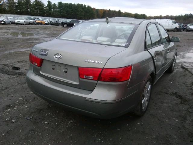 5NPET46C69H411067 - 2009 HYUNDAI SONATA GLS GREEN photo 4