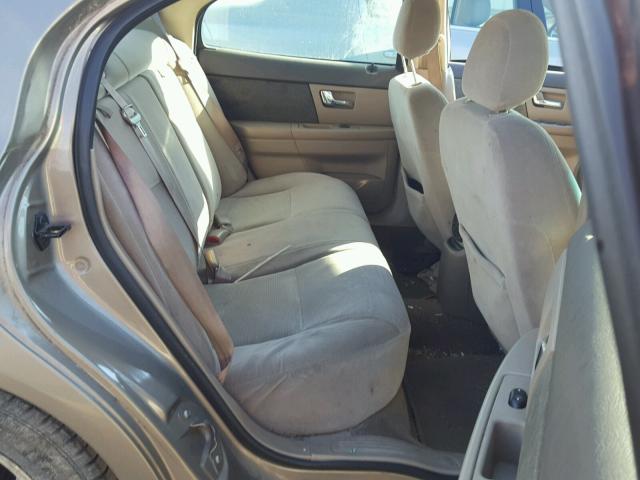 1MEFM50U12G628625 - 2002 MERCURY SABLE GS BROWN photo 6