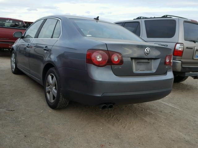 3VWRM71K68M053408 - 2008 VOLKSWAGEN JETTA SE GRAY photo 3