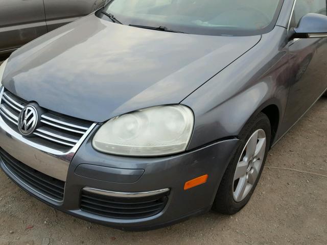 3VWRM71K68M053408 - 2008 VOLKSWAGEN JETTA SE GRAY photo 9