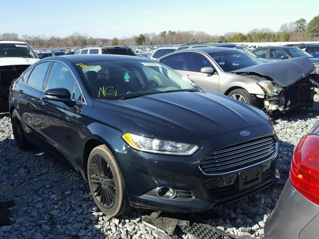 3FA6P0HD8ER106092 - 2014 FORD FUSION SE GREEN photo 1