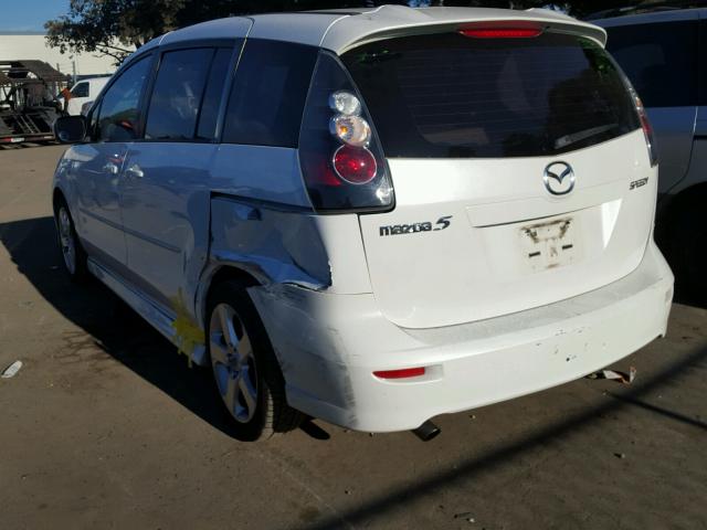 JM1CR29L070148638 - 2007 MAZDA 5 SILVER photo 3