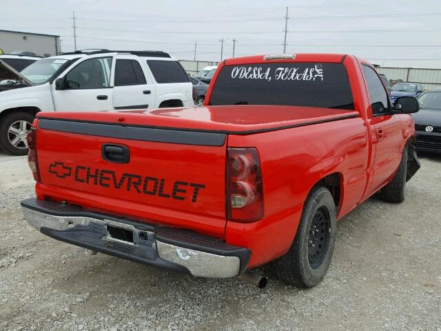 1GCEC14X93Z130949 - 2003 CHEVROLET SILVERADO RED photo 4