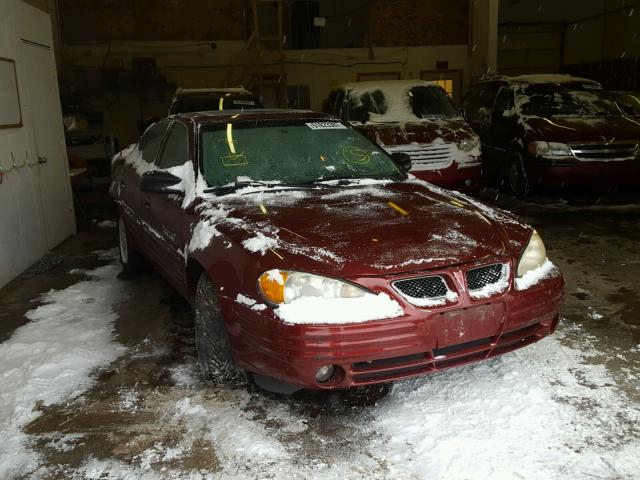 1G2NF52T5YC539916 - 2000 PONTIAC GRAND AM S RED photo 1