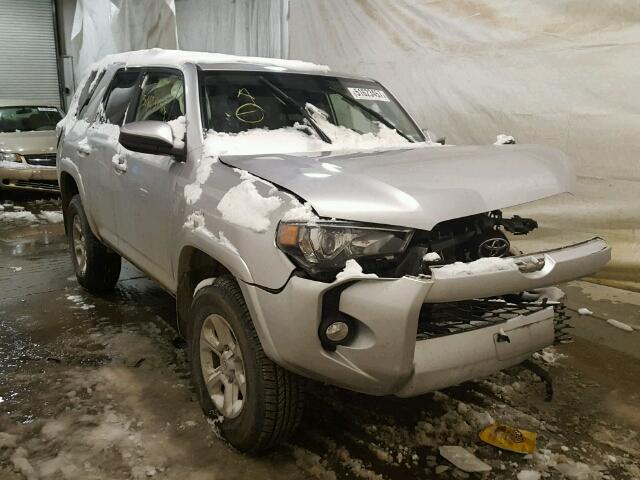 JTEBU5JR1E5172938 - 2014 TOYOTA 4RUNNER SR SILVER photo 1