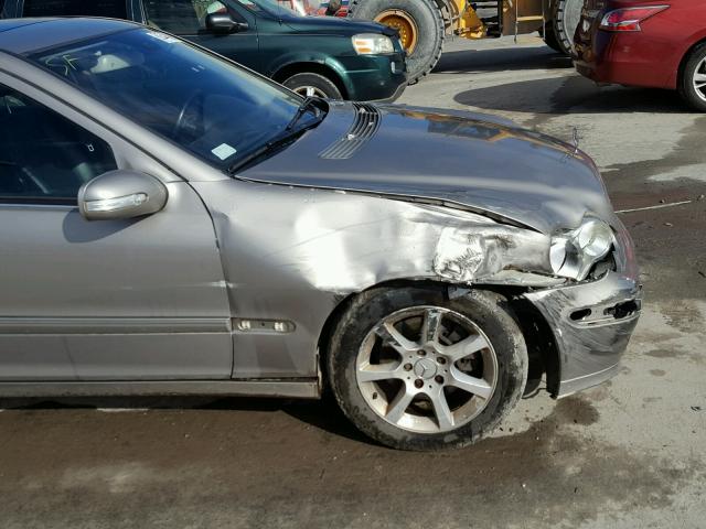 WDBRF92H57F917440 - 2007 MERCEDES-BENZ C 280 4MAT SILVER photo 9