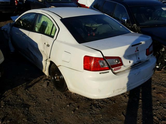 4A32B2FF8BE011955 - 2011 MITSUBISHI GALANT FE WHITE photo 3