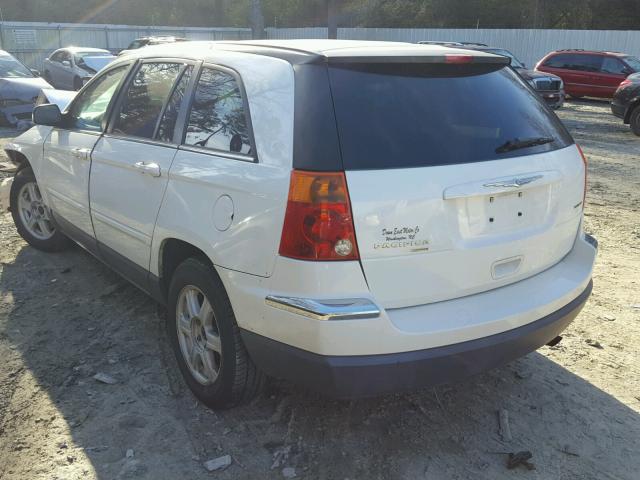 2C4GF68455R660779 - 2005 CHRYSLER PACIFICA T WHITE photo 3