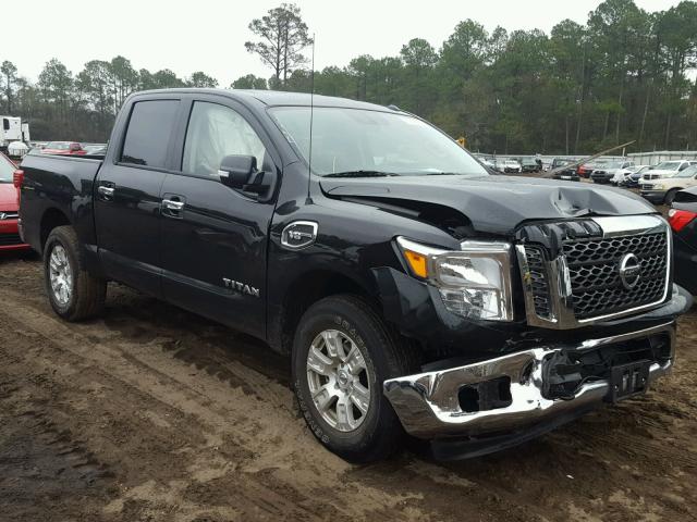 1N6AA1EJ9HN533307 - 2017 NISSAN TITAN S BLACK photo 1