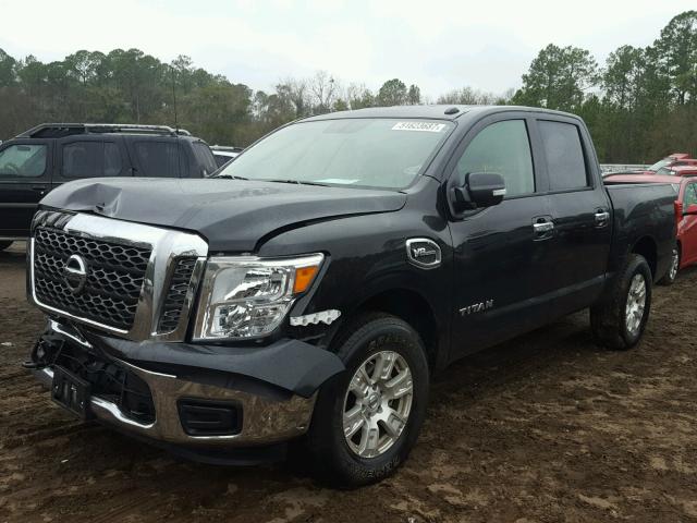 1N6AA1EJ9HN533307 - 2017 NISSAN TITAN S BLACK photo 2