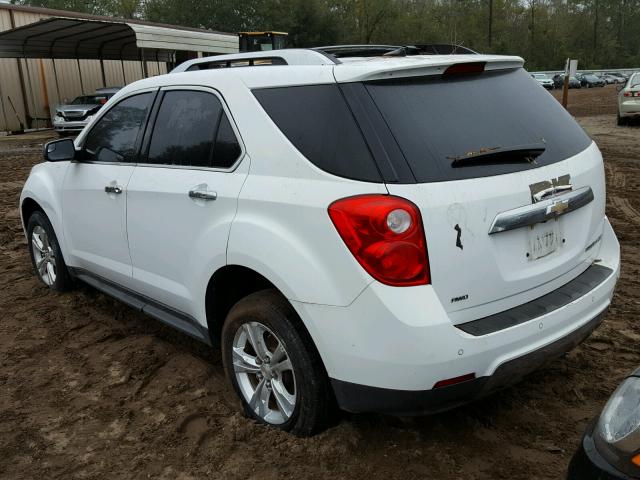 2GNFLGEKXC6258274 - 2012 CHEVROLET EQUINOX LT WHITE photo 3